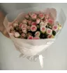 Монобукет из 13 кустовых роз  1
