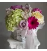Корзина Цветочный коктейль 