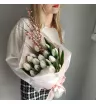 Букет ТЮЛЬПАНЫ и гениста 3