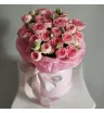 Розы в шляпной коробке Бусинки